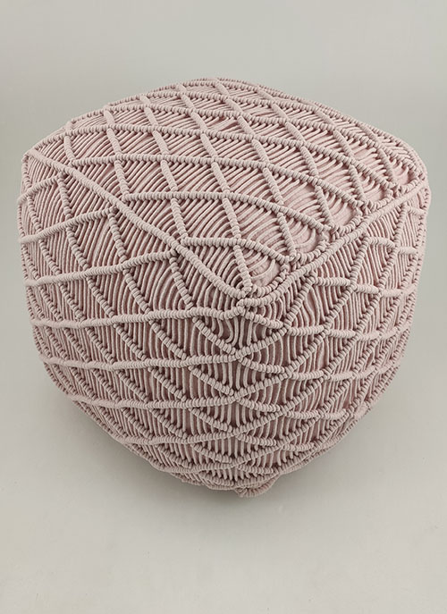 MACRAME POUF 29505