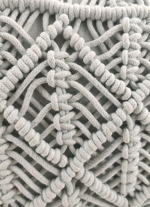 MACRAME POUF 29507 - Image 4