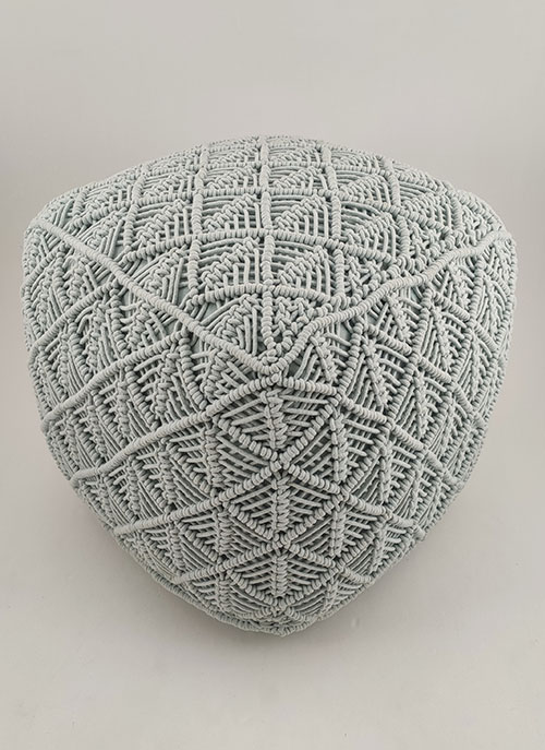 MACRAME POUF 29507